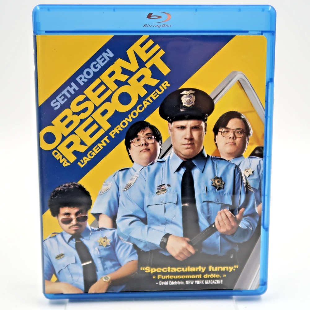 Observe and Report Blu-ray 2009 Seth Rogen Warner Home Video Movie 883929080106